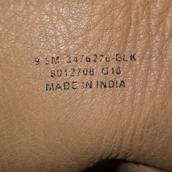 Frye Veronica Women's Flex Combat Boots Size 9.5 Black Leather Lace Up Heeled - Picture 9 of 10